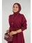 Simli Triko Elbise 18315 Bordo 4