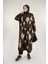 Geometrik Desen Tunik 18316 Kahverengi 1