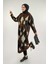 Geometrik Desen Tunik 18316 Kahverengi 3