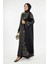 Simli Desenli Hırka 18303 Siyah-Gold 3