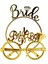 Bride Yazılı Taç ve Bride To Be Yazılı Gözlük Seti Altın Renk 1