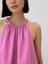 Kadın Pembe Halter Yaka Bluz 4