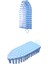 Bükülebilir Esnek Kenar Köşe Lavabo Temizleme Fırçası Banyo Mutfak Fırçası 3