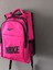Nike Baskılı Sırt Çantası - Okul Çantası (Siyah-Yeşil-Pembe) 2