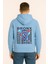 Bronx New York Baskılı Oversize Hoodie – Geometrik Renkli Arka Tasarım Unisex Kapüşonlu Sweatshirt 1