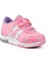 Kız Bebe Pembe Desenli Işıklı Cırtlı Sneaker Günlük Spor Ayakkabı 3