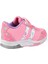 Kız Bebe Pembe Desenli Işıklı Cırtlı Sneaker Günlük Spor Ayakkabı 5