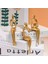Modern Gold Düşünür Figür Dekor Seti (3'lü) 2