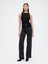Kadın Siyah Wide Leg Denim Pantolon 1