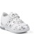 Unisex Bebe Beyaz Desenli Işıklı Cırtlı Sneaker Günlük Spor Ayakkabı 3