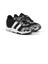 Unisex Bebe Siyah Beyaz Desenli Işıklı Cırtlı Sneaker Günlük Spor Ayakkabı 1