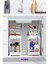 2 Katlı Mutfak Düzenleyici Plastik Raf 40x22 cm Modern Tasarım ile Geniş Depolama 3