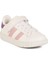 Beyaz Pudra Cırtlı Hafif Kız Çocuk Sneaker Cooper F 3