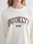 Bisiklet Yaka Brooklyn Baskılı Kadın Sweatshirt (W5) 3