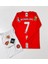 M.unitedd Moskova 2008 Sezonu Cristiano Ronaldouzun Kol Çocuk Forması 4'lü Set (Armalı) 1