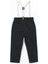 Lcw Kids Siyah Beli Lastikli Askılı Erkek Çocuk Pantolon 3