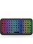 Mini Klavye Smarttv Işıklı Bluetooth Kablosuz Televizyon Ps3 Dizüstü Tabletler ve Telefonlar Için 3