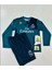 R.e.a.l M.a.d.r.i.d 2018 Cristiano Ronaldo Turkuaz Röveşata Uzun Kol Çocuk Forması 4'lü Set (Armalı) 4