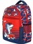 Lisanslı Lacivert-Kırmızı Köpekbalığı Desenli Erkek Çocuk Ilkokul Sırt Çantası ve Beslenme 4
