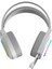 H02W Hammer Beyaz Rgb Streo Oyuncu Kulaklığı 3