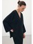Kadın Düğmeli Kimono Kısa Kollu Bluz 1847-6040 5