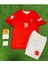 Türkiye 2024 Kenan Yıldız Iç Saha Çocuk Forması 4'lü Set (Euro 2024 Patch) Kırmızı 2