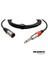 Audıox Omega Series 6.3 mm Jak – Xlr Erkek Enstrüman Kablosu | Profesyonel Ses ve Stüdyo Kullanımı 2