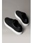 Perfore Deri Bileksiz Düz Taban Erkek Siyah Sneaker HM0HM01870-0GM 2