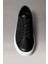 Perfore Deri Bileksiz Düz Taban Erkek Siyah Sneaker HM0HM01870-0GM 5