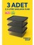 3'lü 2,5l Dikdörtgen Derin Dondurucu Saklama Kabı 10'lu Set Buzluk Mikrodalga Gıda Gri Plastik Kap 1