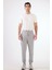 Gri Bağcıklı Erkek Regular Fit Eşofman Altı 2
