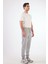 Gri Bağcıklı Erkek Regular Fit Eşofman Altı 4