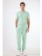 Mint Yeşili Bağcıklı Erkek Regular Fit Eşofman Altı 1