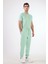 Mint Yeşili Bağcıklı Erkek Regular Fit Eşofman Altı 3