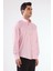 Pembe Erkek Regular Fit Kareli Brent Yaka Uzun Kol Gömlek 2
