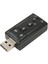 7.1 USB Stereo Ses Adaptörü , Harici Ses Kartı, Pc ve Dizüstü Bilgisayar Için 3D USB Ses Adaptörü, 1