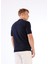 Lacivert Fermuarlı Polo Yaka Kısa Kollu Örgü Slim Fit Erkek Triko 3