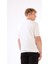 Beyaz Polo Düğmeli Kısa Kollu Düz Renk Fitilli Slim Fit Erkek Triko 7