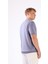İndigo Polo Düğmeli Kısa Kollu Düz Renk Fitilli Slim Fit Erkek Triko 3