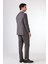 Gri Erkek Düz Mono Yaka Takım Elbise 9