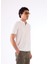 Beyaz Polo Düğme Yaka Düz Renk Slim Fit Erkek Triko 2