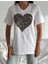 Özgü Giyim Butik Kadın Kalp Desenli Pul Payet Işli T-Shirt 1
