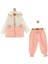 Çiçekli Müslin Elyafli Kız Bebek Takım 1