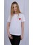Özgü Giyim Butik Kadın sıfır yaka Kalp Desenli T-Shirt 1