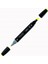 Touch Twin Brush Marker F123 Fluorescent Yellow 1