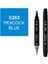 Touch Twin Brush Marker B263 Peacock Blue 1