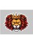 10X10 cm Aslan V3 Sticker Araba Motor Kask Masa 1