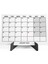 Siyah Beyaz Aylık Planlama 2026 Takvim, 2026 Masa Takvimi, Black White Monthly Planner Calendar 2