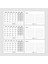 Siyah Beyaz Aylık Planlama 2026 Takvim, 2026 Masa Takvimi, Black White Monthly Planner Calendar 4