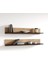 Dekoratif 2 Adet Atlantik Çam Siyah Çerçevelik, Duvar Rafı, Baharatlık, Montessori Raf 2 Decorative Frame, Wall Shelf, Spice Rack, 1 Piecemontessori Shelf1 2